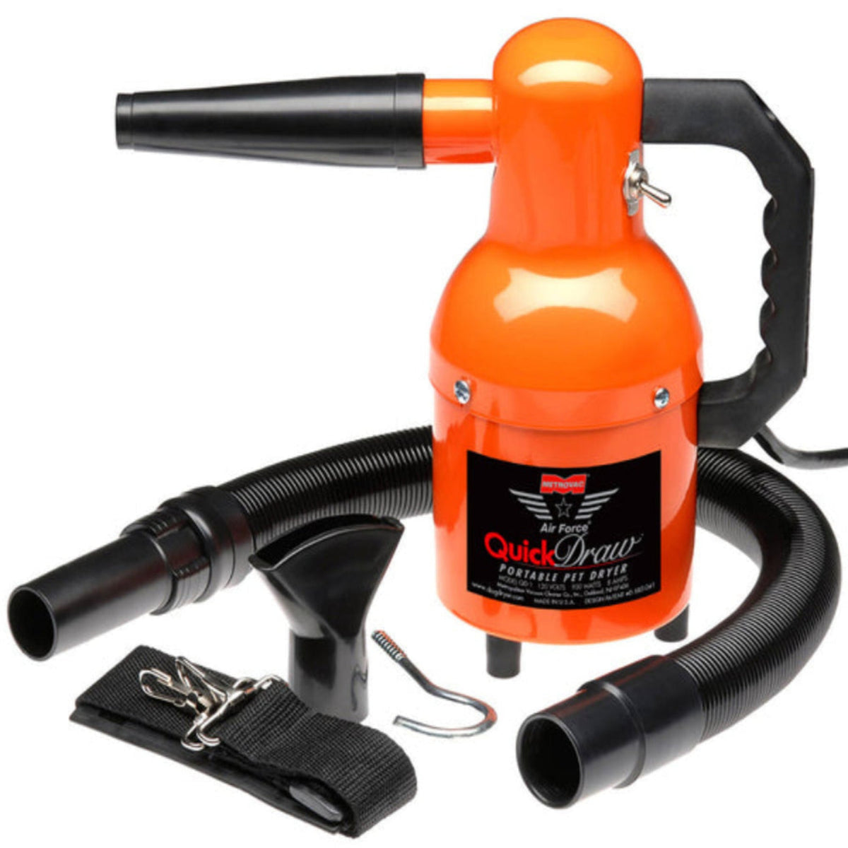 MetroVac AirForce Quick Draw Portable Pet Dryer