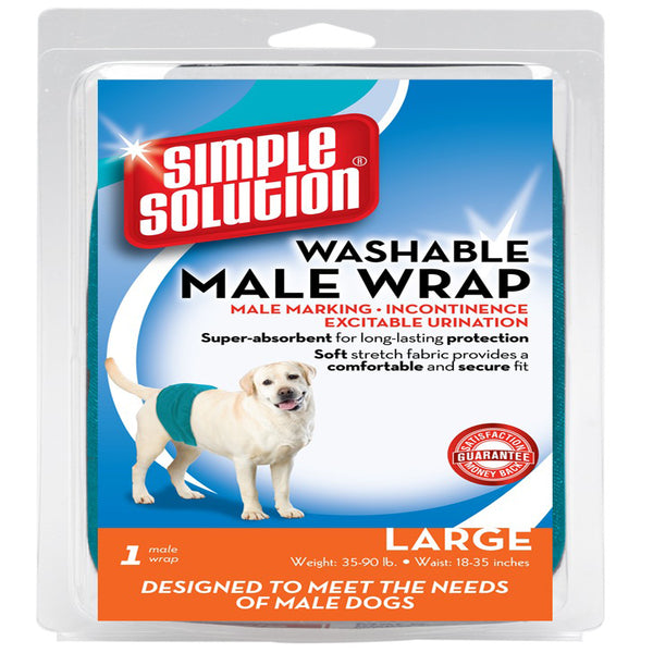 BRM DIAPER WASHBL WRAP MALE LG