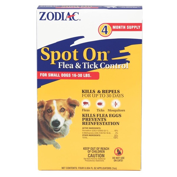 ZOD F/T SPOT ON SM DOG 1CC4PCT