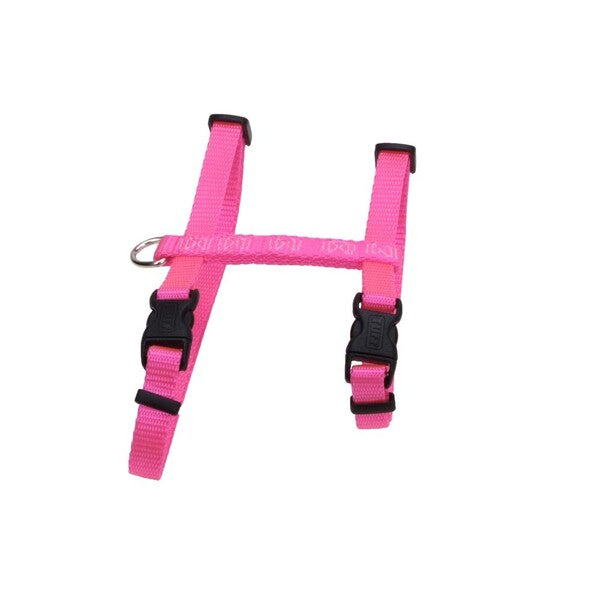 Coastal Figure H Adjustable Nylon Cat Harness Neon Pink 3-8 in x 10-18 in