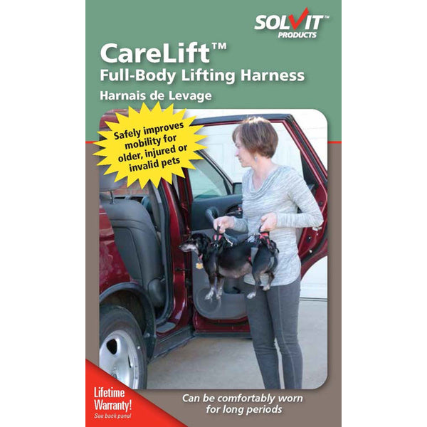 SLV HRNS CARELFT FT/BK SM 35LB